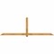 Ekena Millwork Eugene Rough Sawn Timber Gable Bracket, Western Red Cedar, 108"W x 36"H x 4"D x 4"F, 8/12 Pitch GBW108X36X0404EUG00RWR - alternate 1